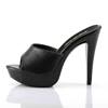 Fabulicious - COCKTAIL501L Mules with heel - Black Product image